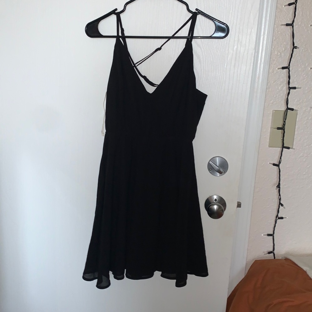 Flared Black Dress